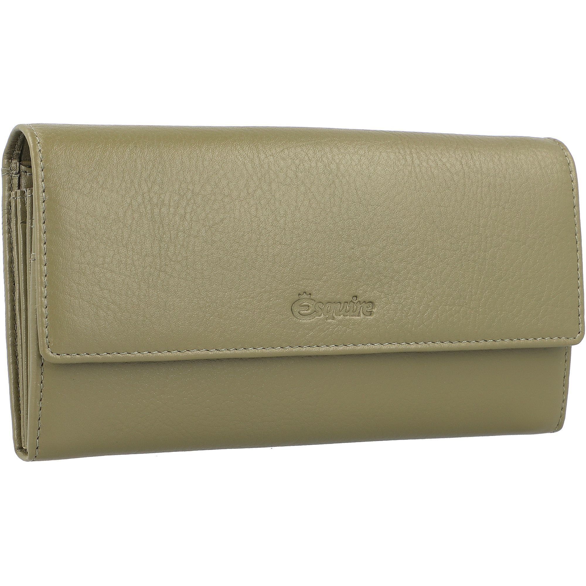 olive Esquire Geldbörse Peru, Leder