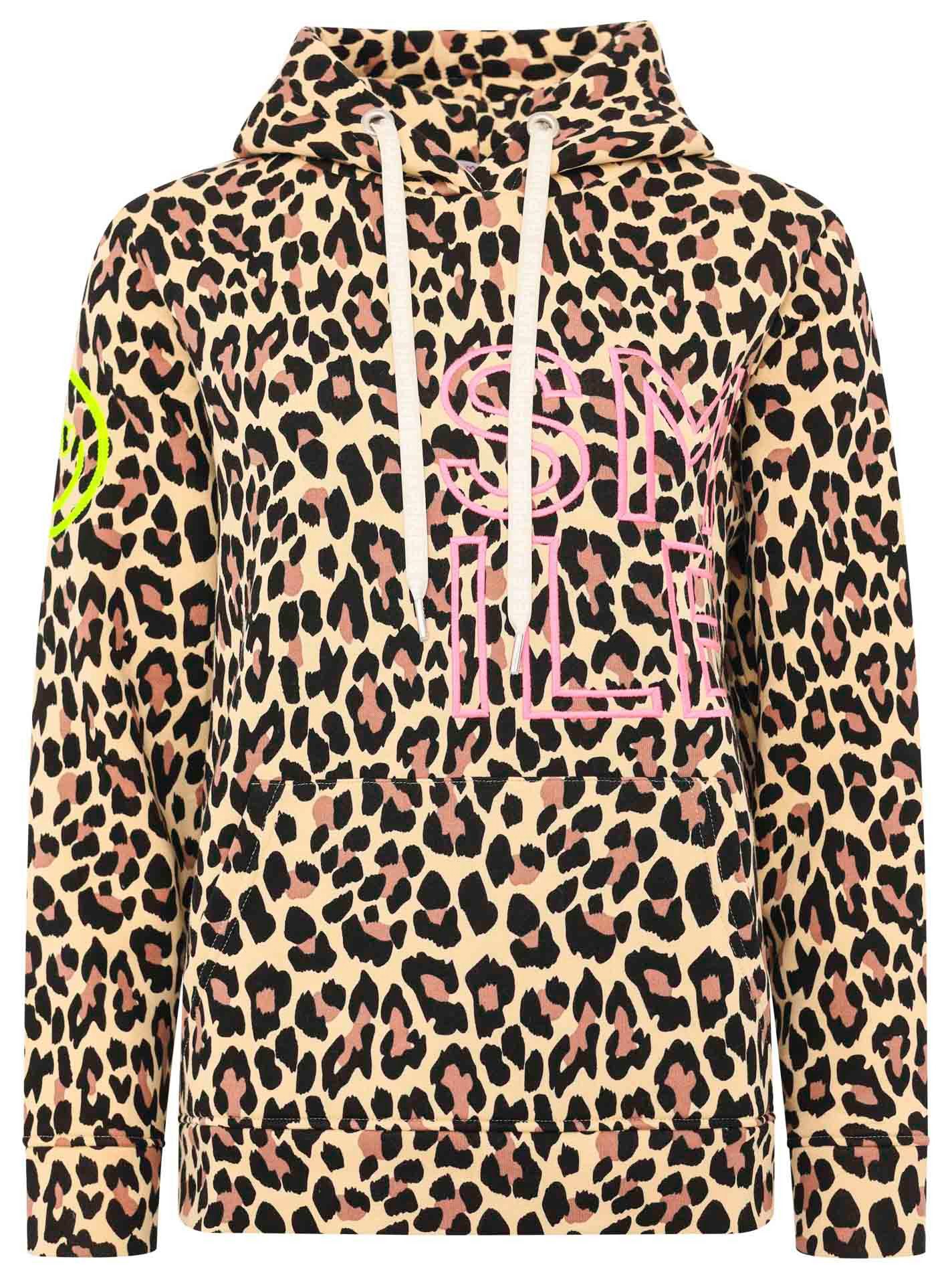 Zwillingsherz Hoodie Leo Leopard Alissa Smile Baumwolle, mit Taschen, Kapuz günstig online kaufen