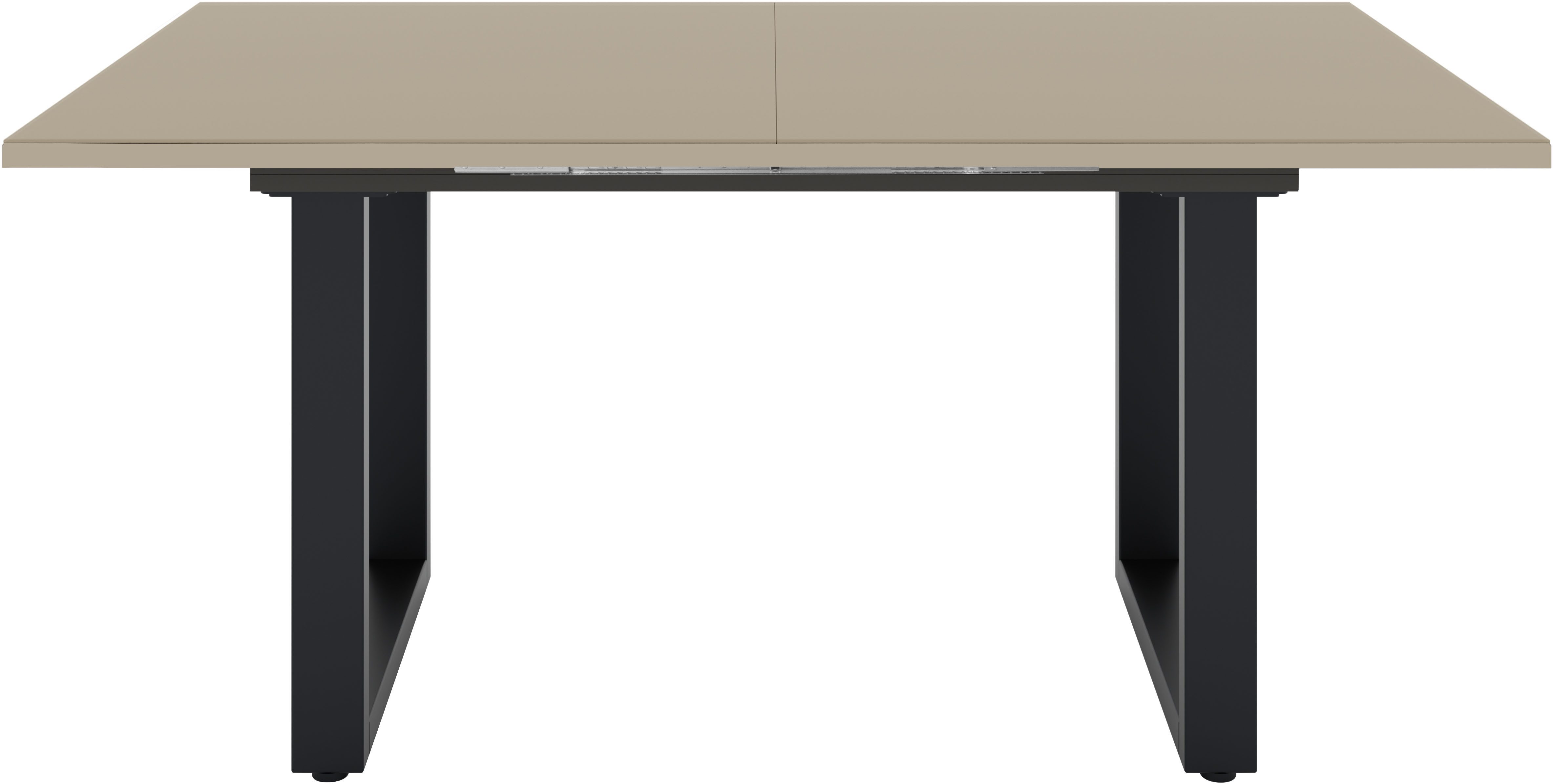 Mäusbacher Esstisch, Esstisch ausziehbar auf 210 cm, eckige Tischform, Gestell U-Form