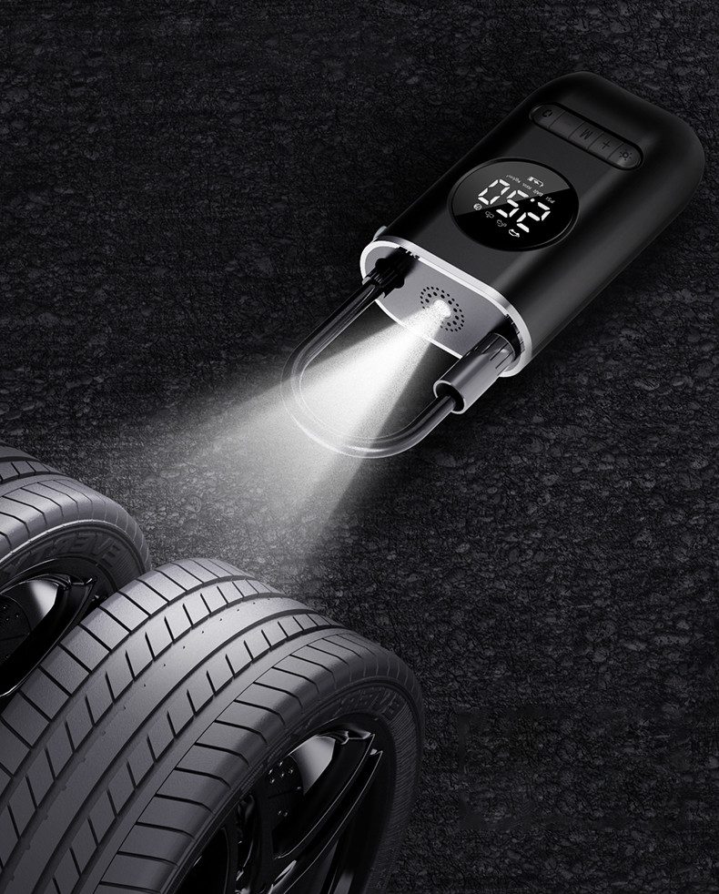 SachsenRAD Fahrradpumpe Mobile Luftpumpe Air-Power-Assist