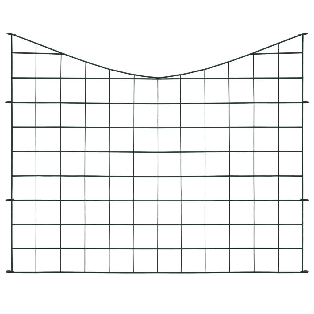 vidaXL Gartenzaun Gartenzaun Set Konkav 77,5x64 günstig online kaufen