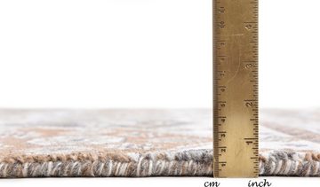 Wollteppich Imperial Schaal - 1719, THEKO, rechteckig, Höhe: 10 mm, reine Wolle, handgeknüpft, mit Fransen