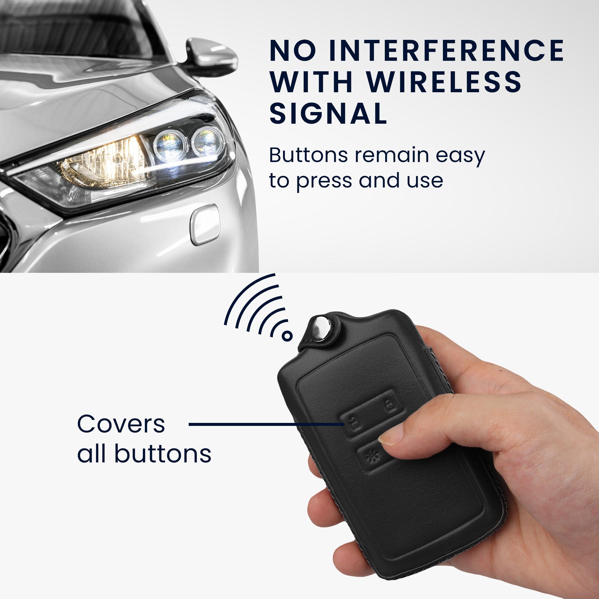 kwmobile Schlüsseltasche Autoschlüssel Hülle für Renault (1-tlg), Leder Sch günstig online kaufen