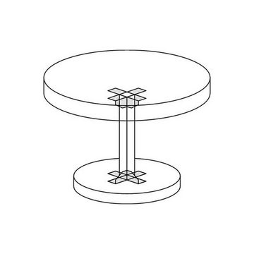 SO-TECH® Winkelbeschlag Tischbeschlag Stahl vernickelt mit seitlichen Anschraublöchern (1 St), mit seitlichen Anschraublöchern