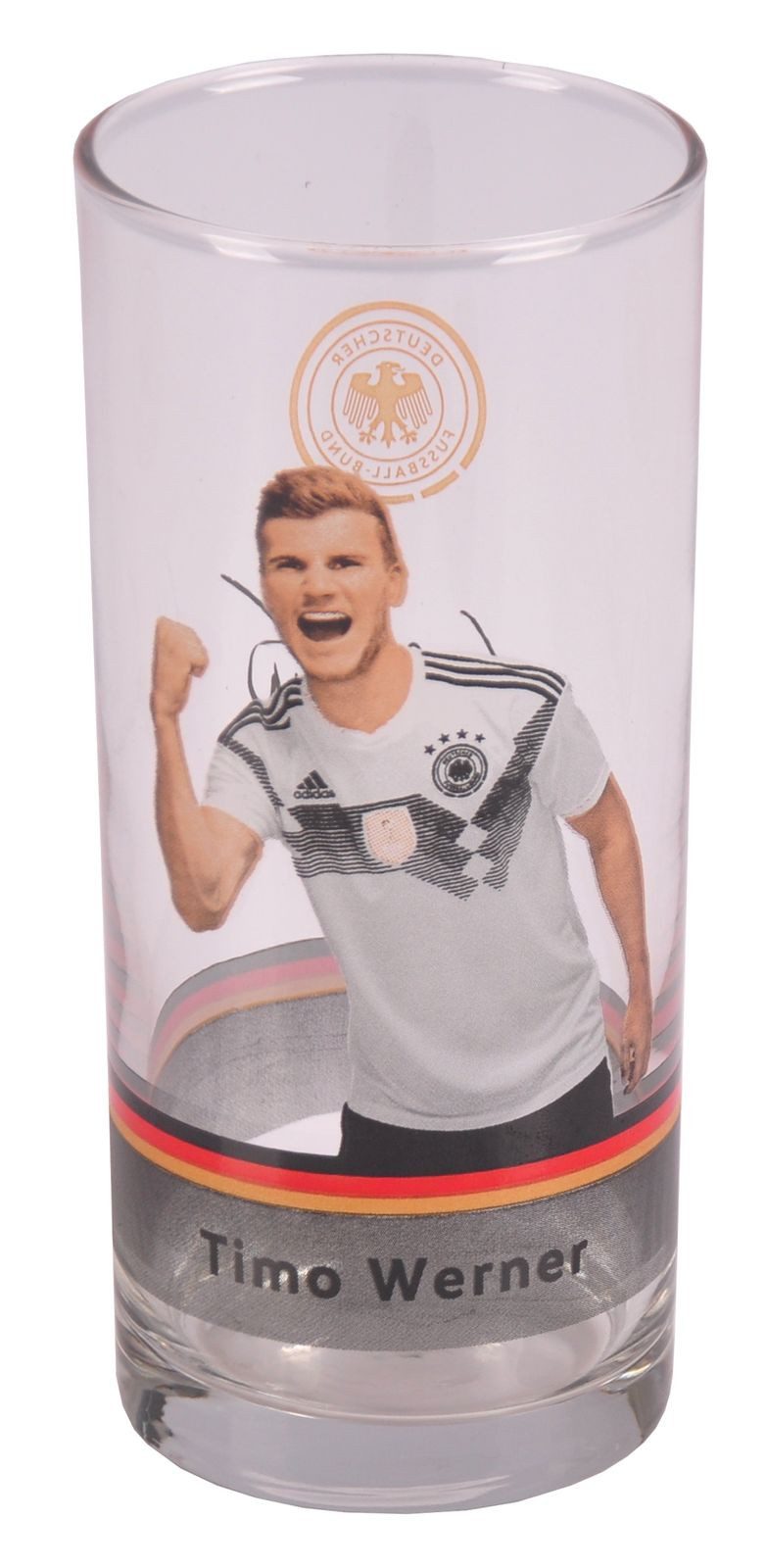 BURI Glas Original DFB Sammelglas 2018 Fußball Deutschland Trinkglas Bierglas, Glas