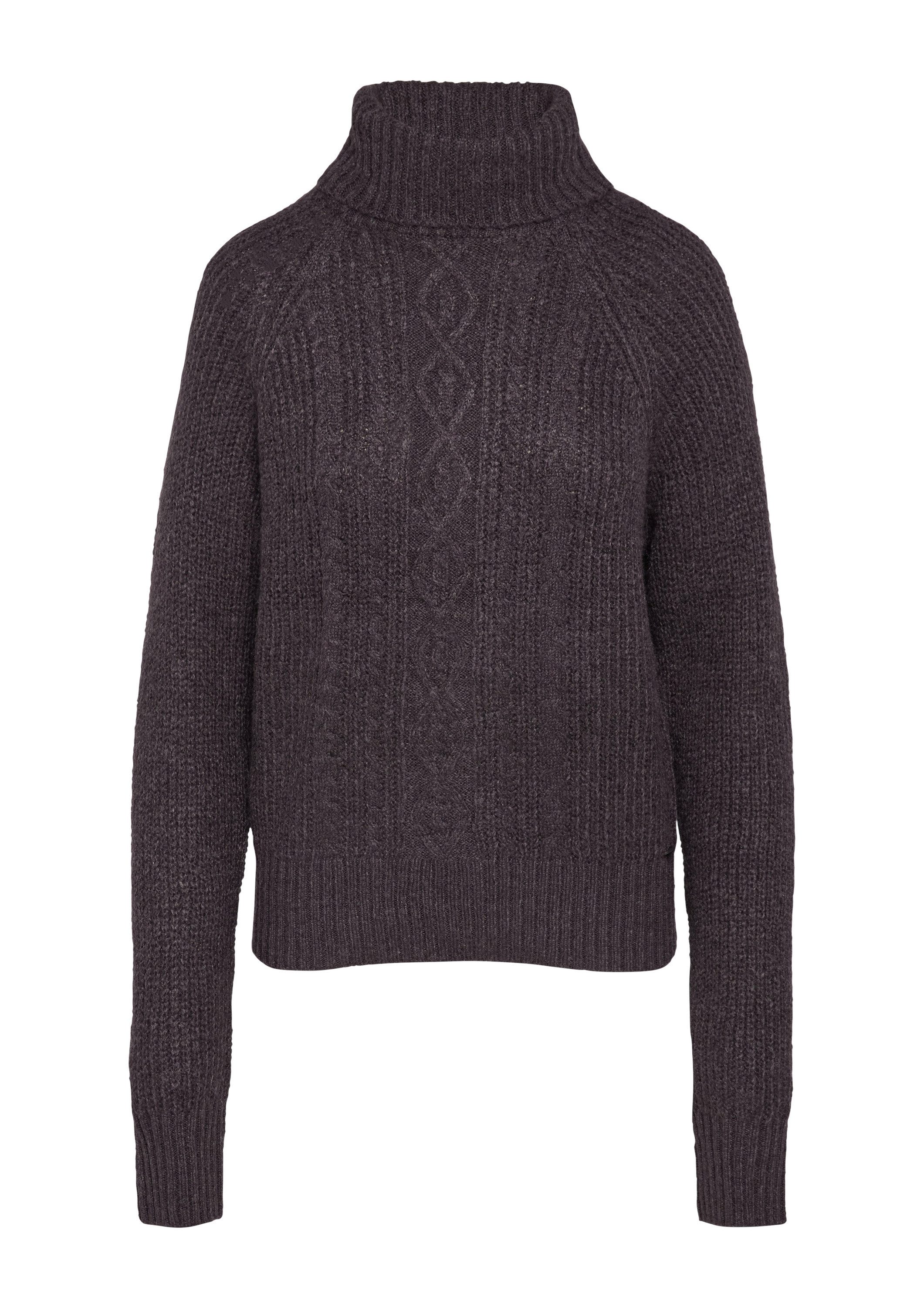 QS Longpullover Strickpullover Kuscheliger Zopfstrickpullover (1-tlg) günstig online kaufen