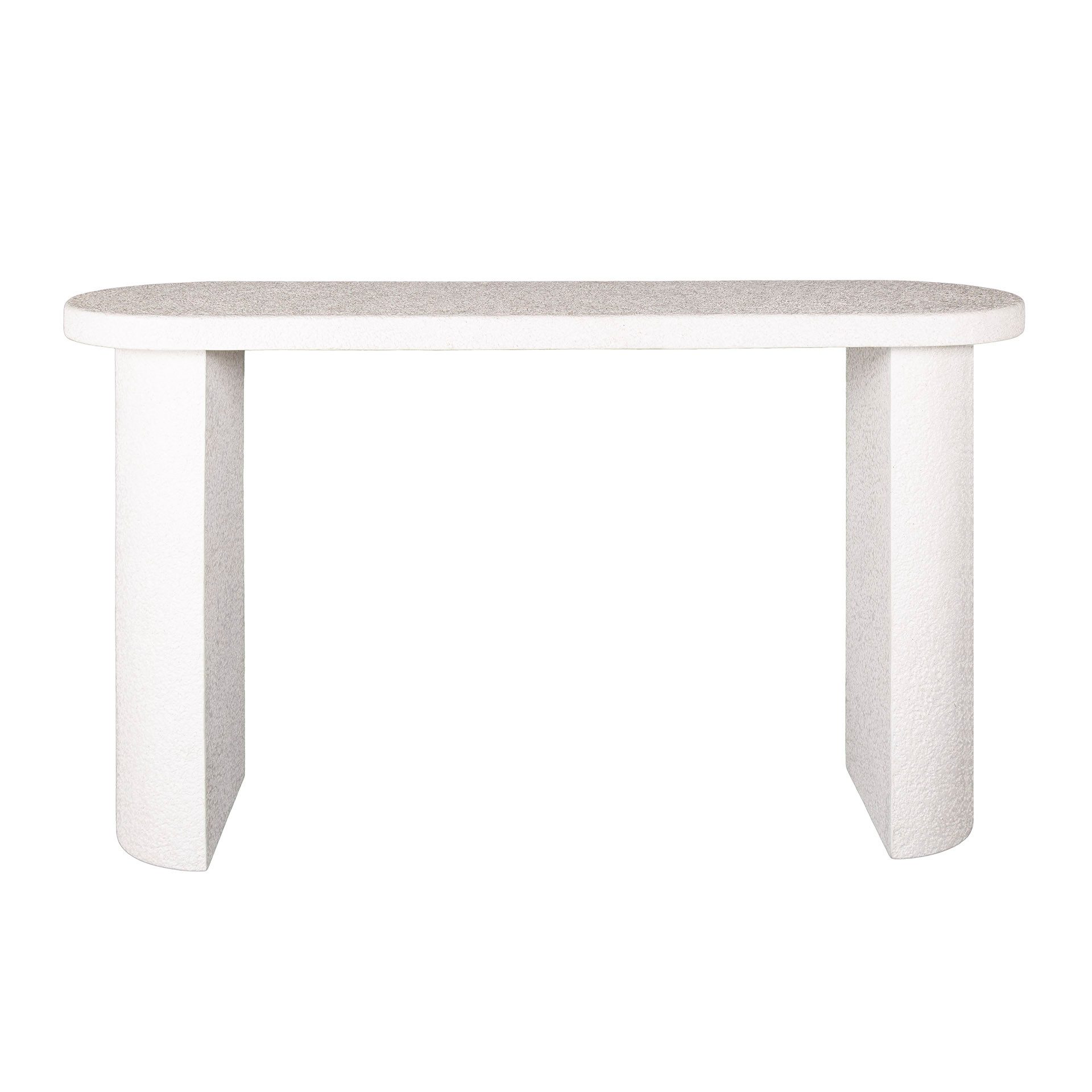 Vintagehaus Schreibtisch Schreibtisch Konsole Arch Stone Organic 140 Marmor-Komposit
