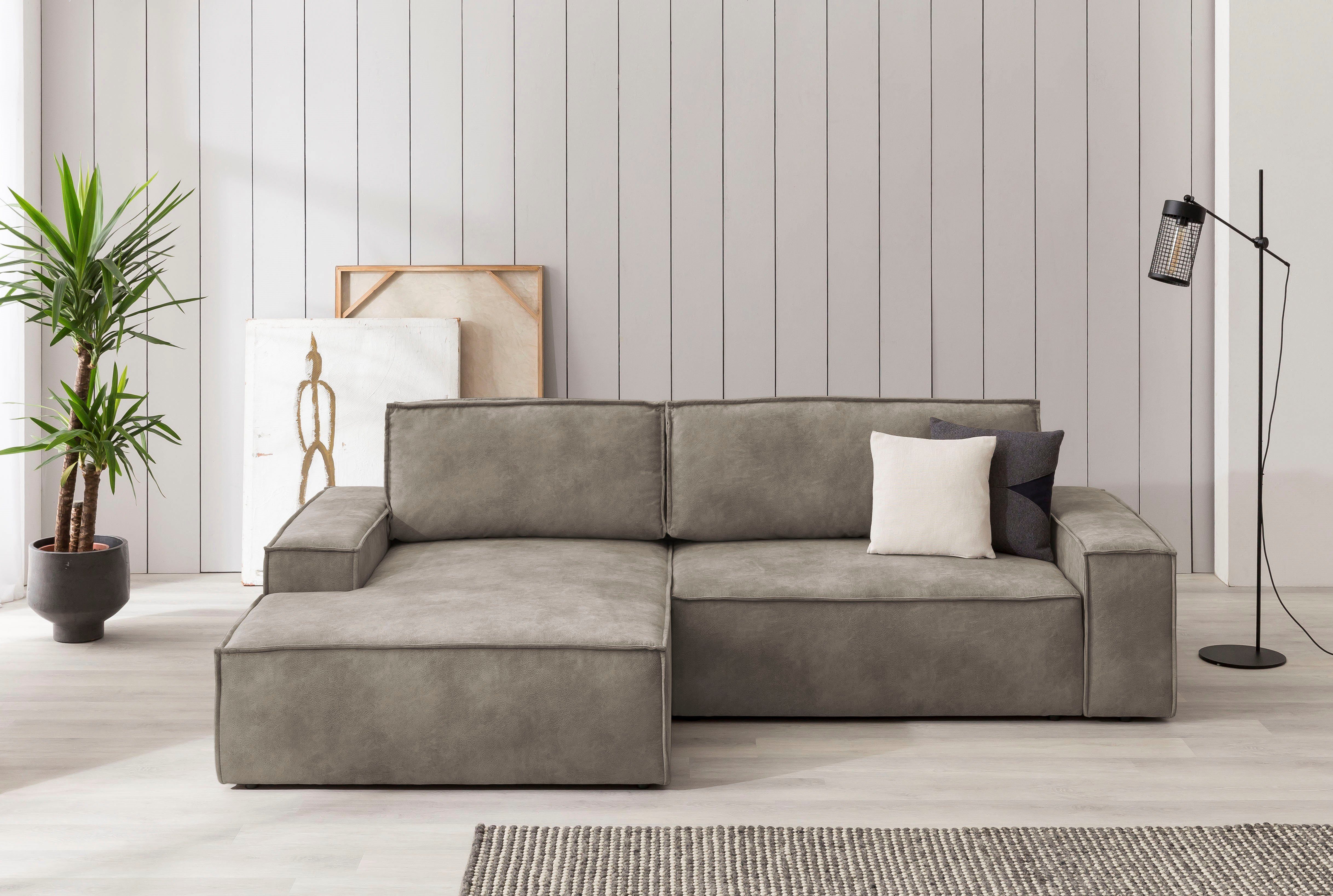 Home affaire Ecksofa SHERWOOD Schlafsofa 267 günstig online kaufen