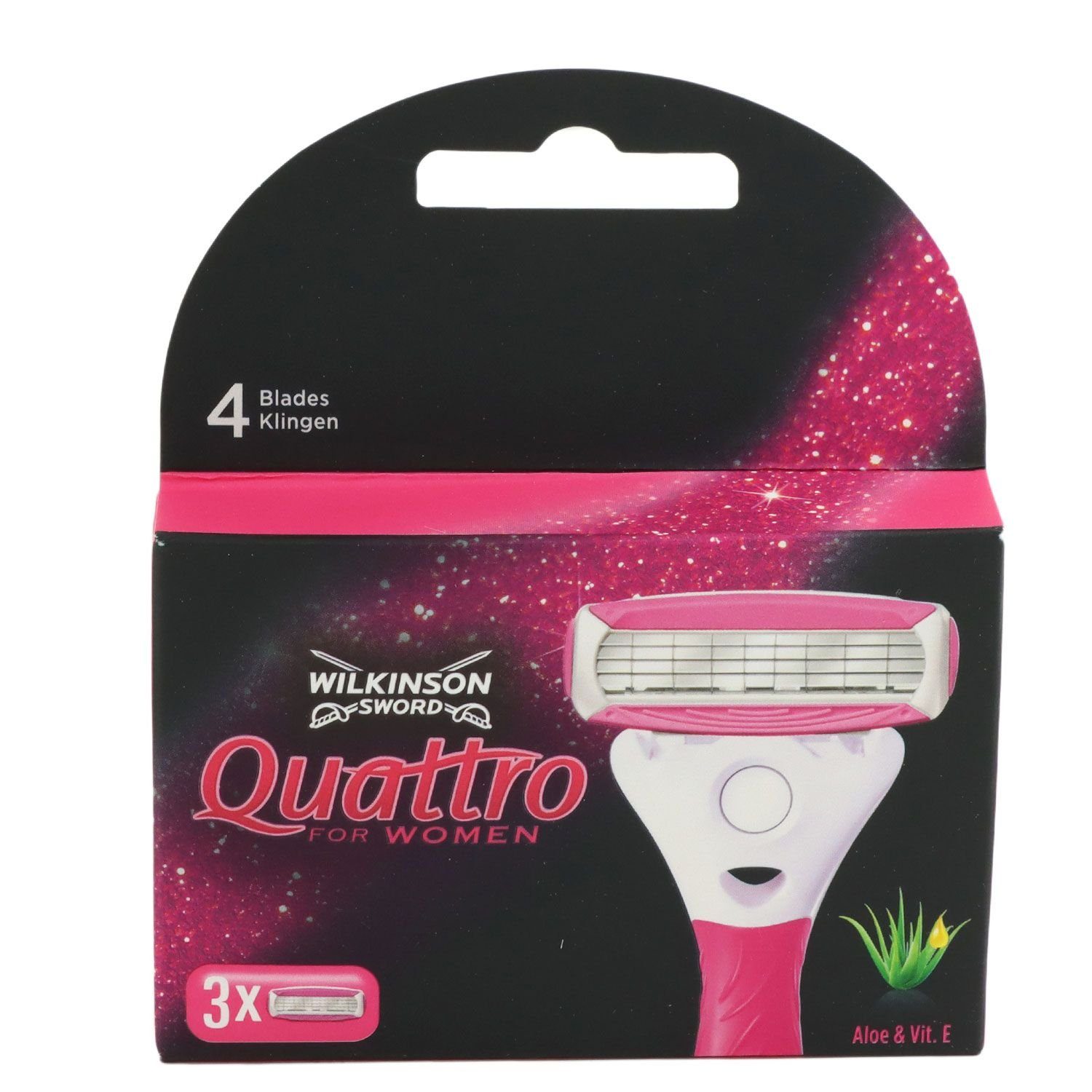 Wilkinson Rasierklingen Quattro For Women Rasierklingen Ersatzklingen 3 Stück