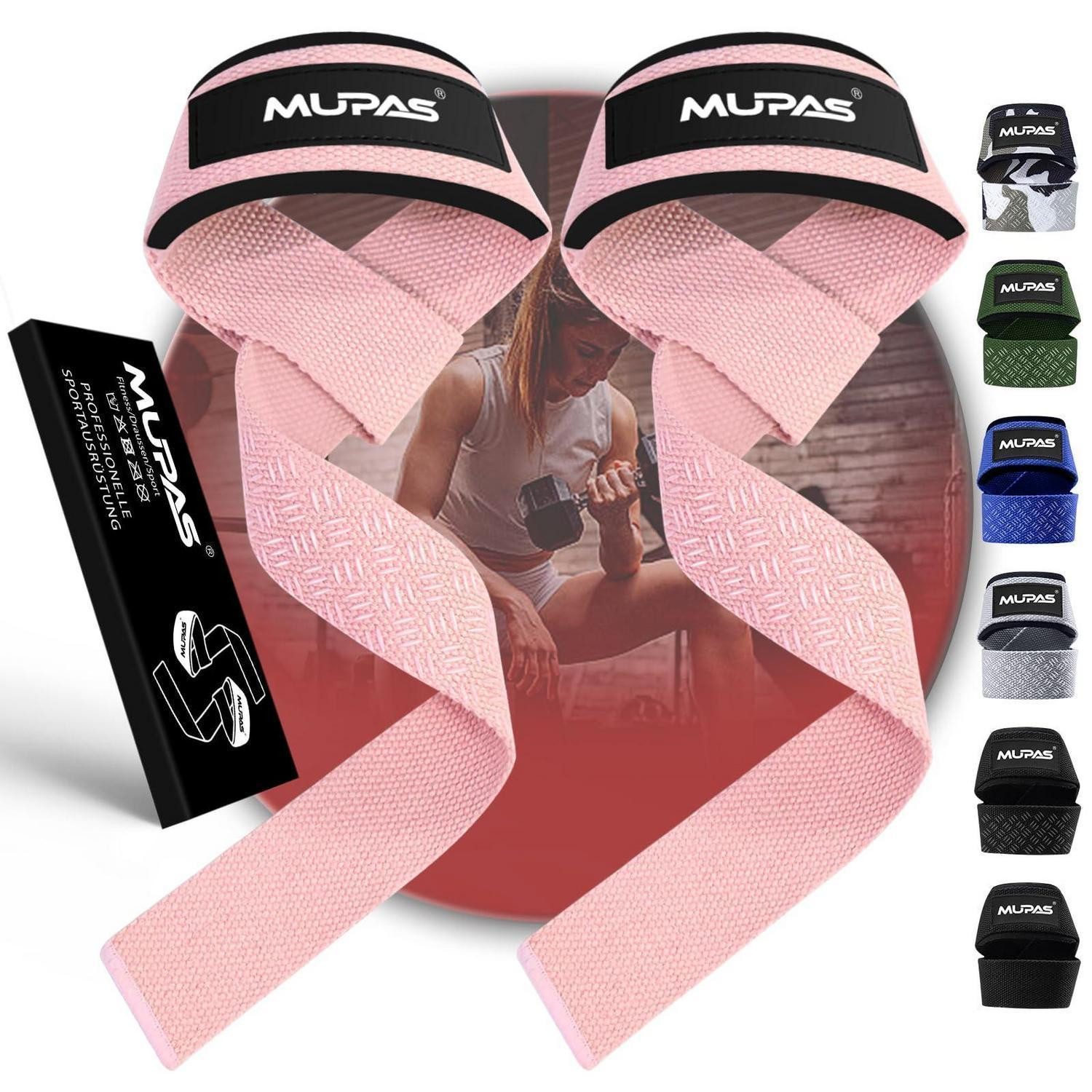 LuxusKollektion Zughilfe Zughilfen gepolstert Rosa 58,5cm