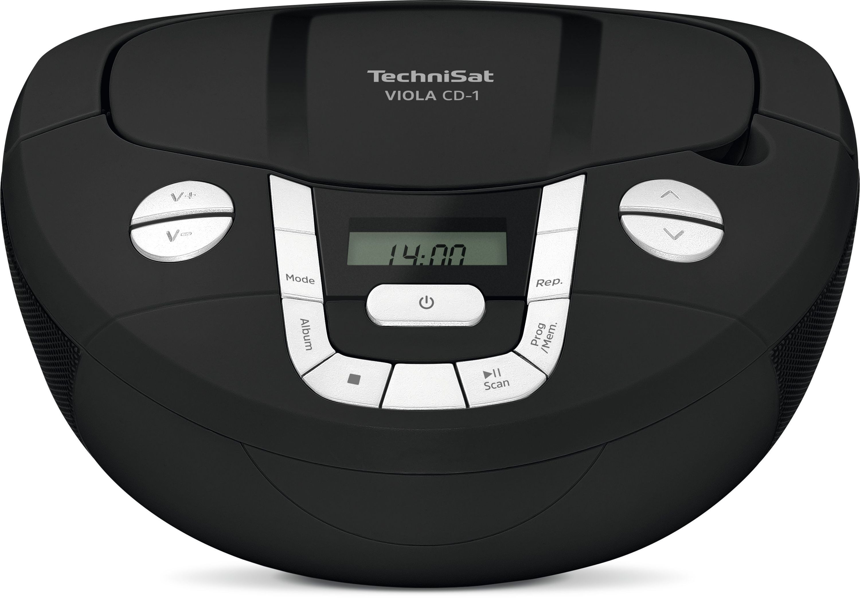 TechniSat VIOLA CD-1 UKW-Radio (FM-Tuner mit RDS, 2 W, CD-Player, Bluetooth, Tragegriff, Netz- und Batteriebetrieb)