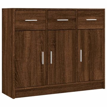 vidaXL Sideboard Sideboard Braun Eichen-Optik 91x28x75 cm Holzwerkstoff (1 St)