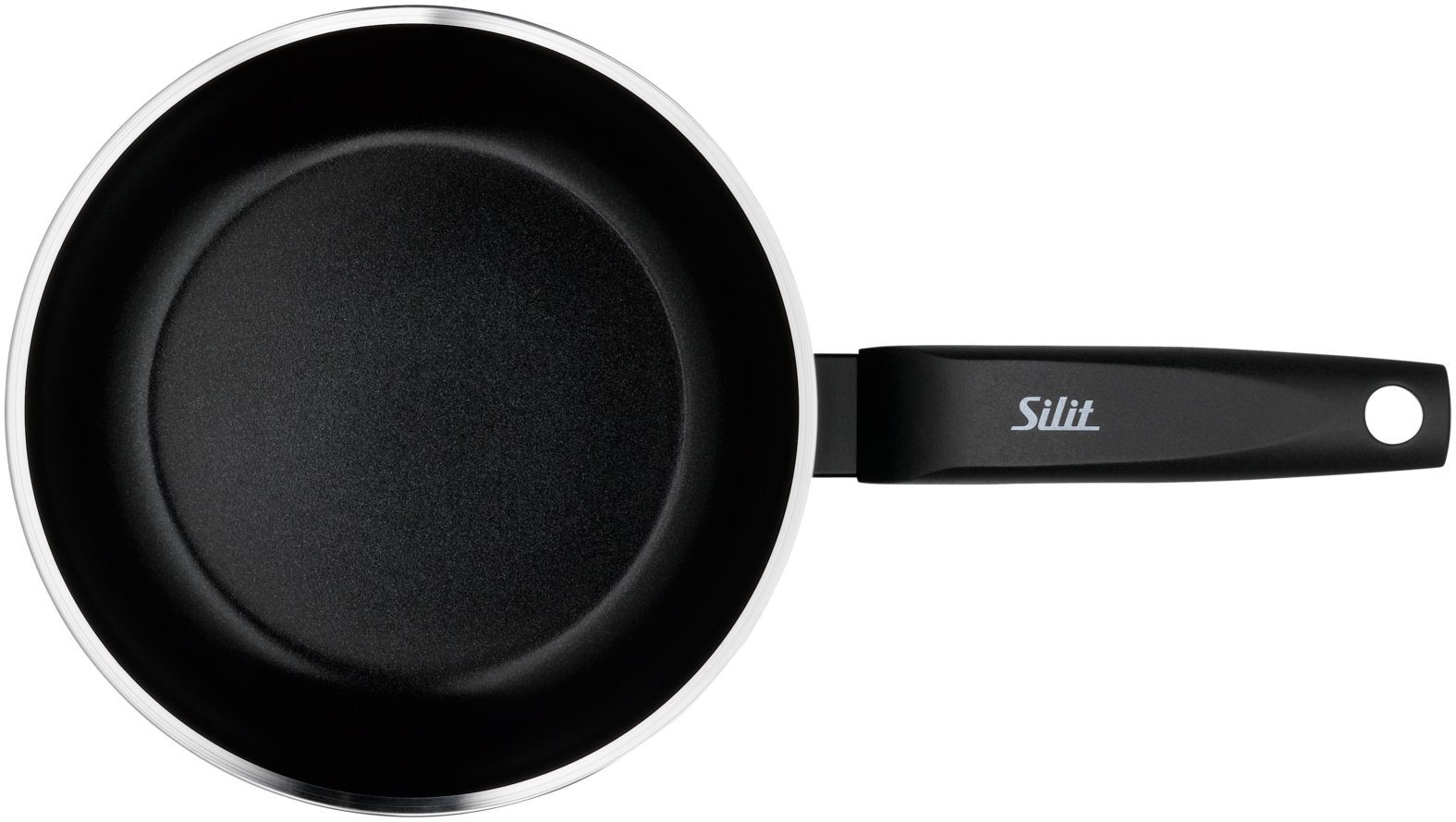 Silit Bratpfanne Silit Messino Stielpfanne, 20 cm, Aluminium (1-tlg., 1x Bratpfanne beschichtet 20 cm- optimal für Herdplatten mit Ø 14,5 cm)