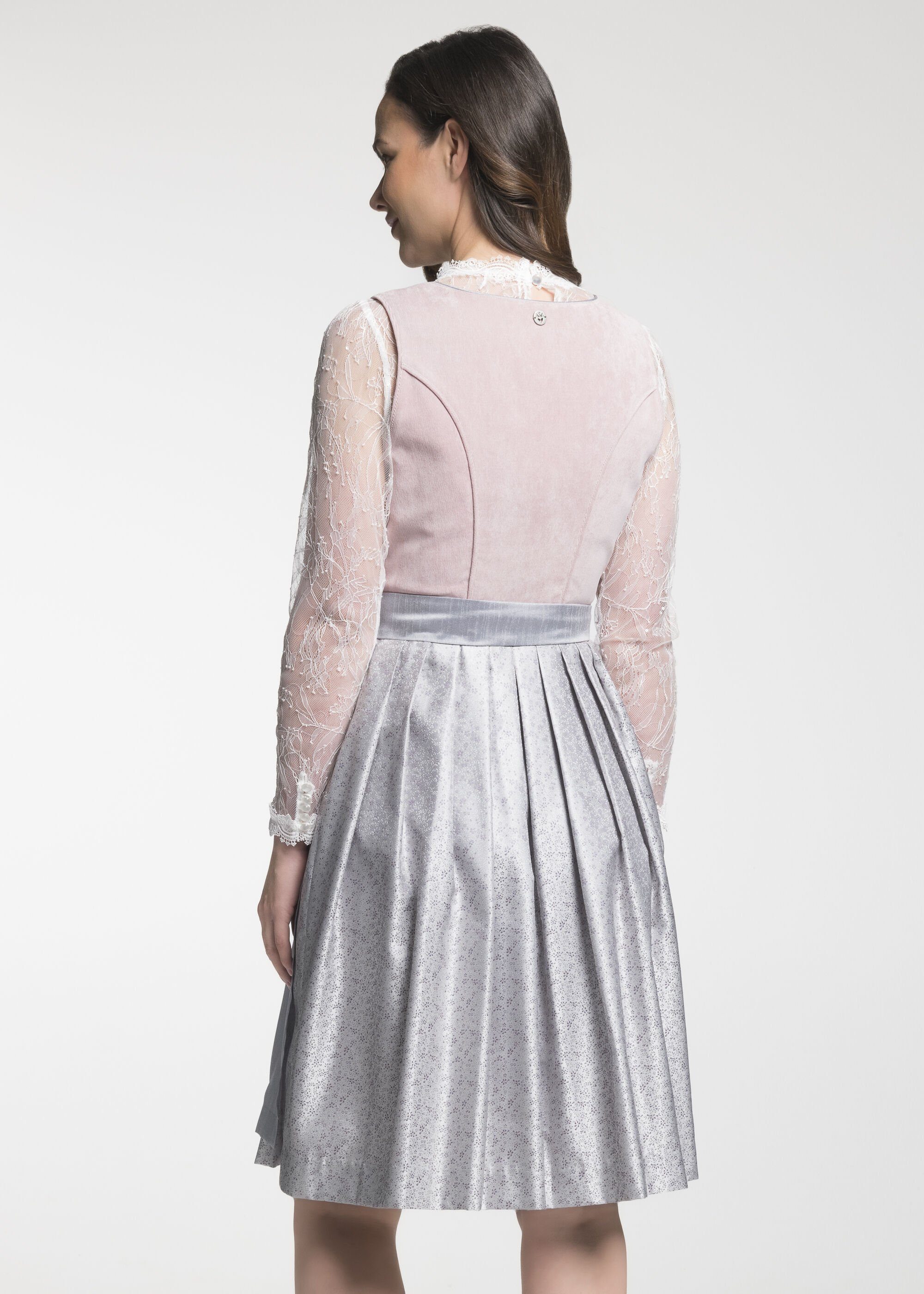Spieth & Wensky Dirndl Demo (1-tlg) mit aufwändiger Stickerei am Reißverschluss