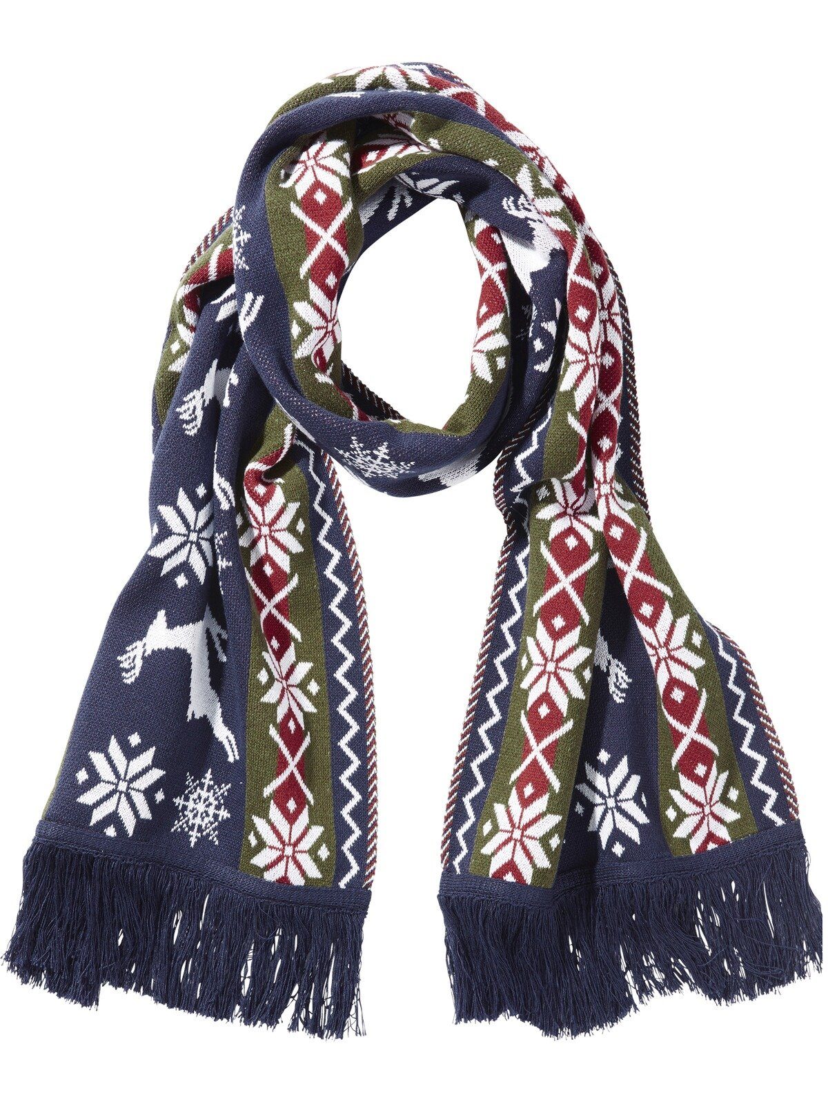 Jan Vanderstorm Strickschal TILO, wärmend im winterlichen Design günstig online kaufen