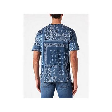 HUGO T-Shirt blau regular fit (1-tlg)