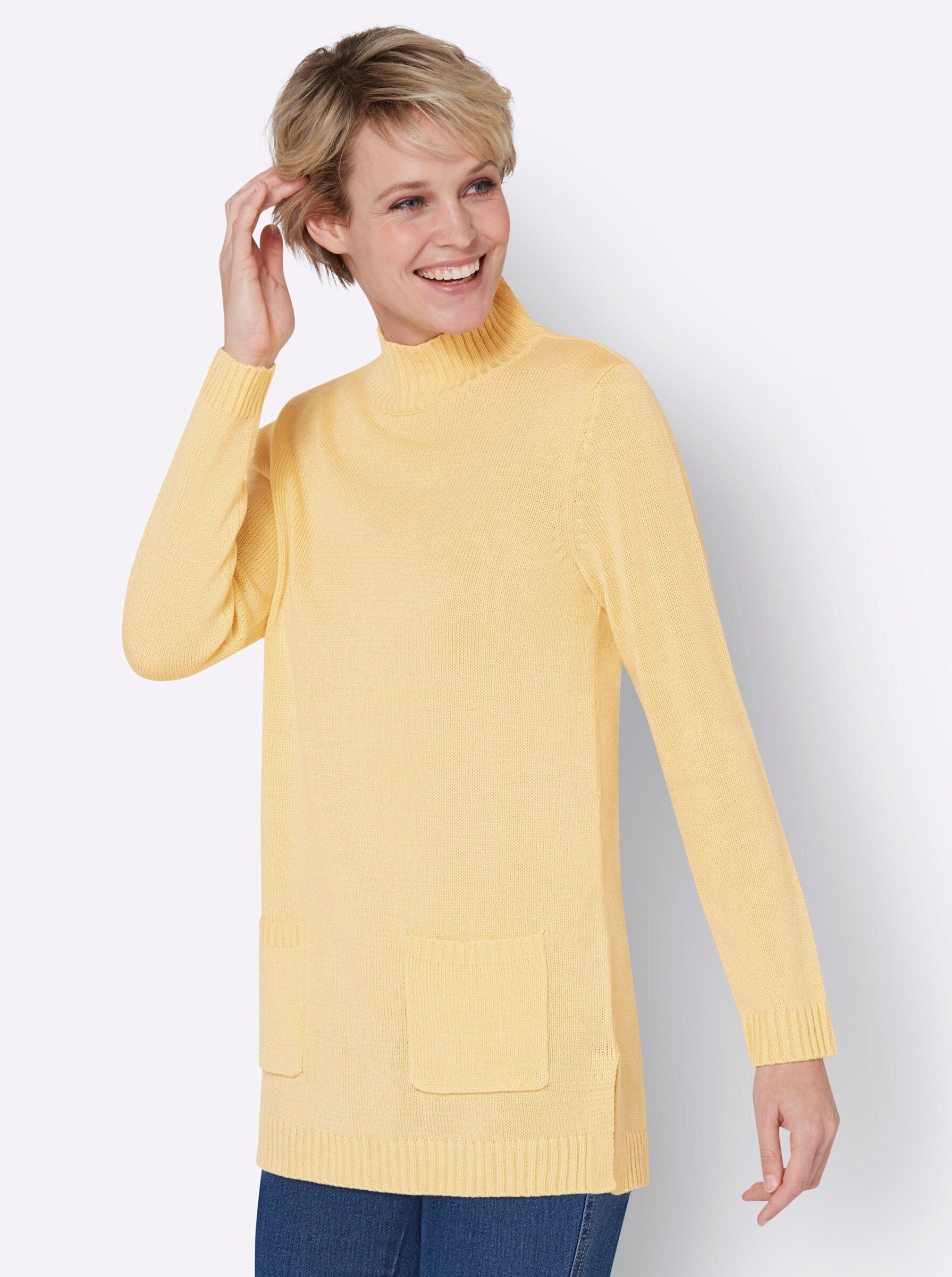 Sieh an! vanille Strickpullover