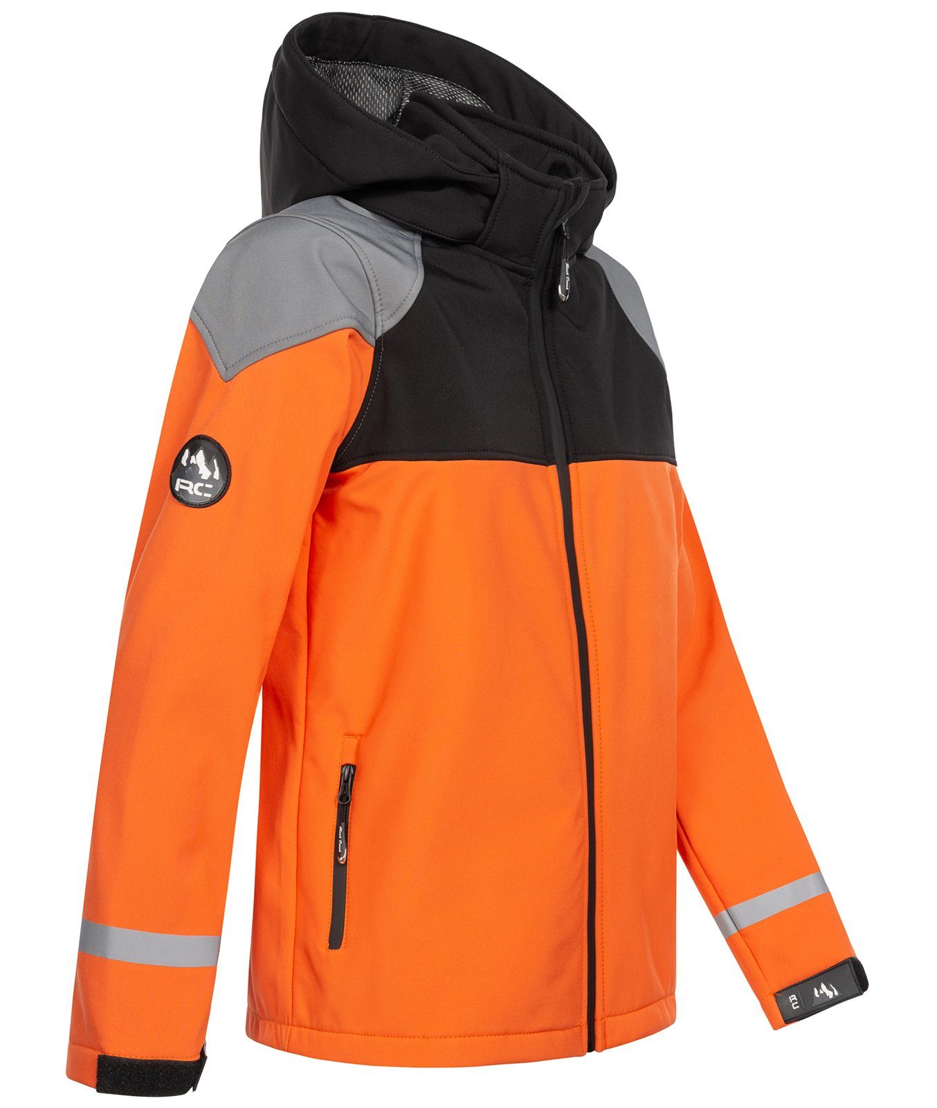 KJ-101 Kinder Jungen Softshelljacke Rock Creek Softshelljacke Orange