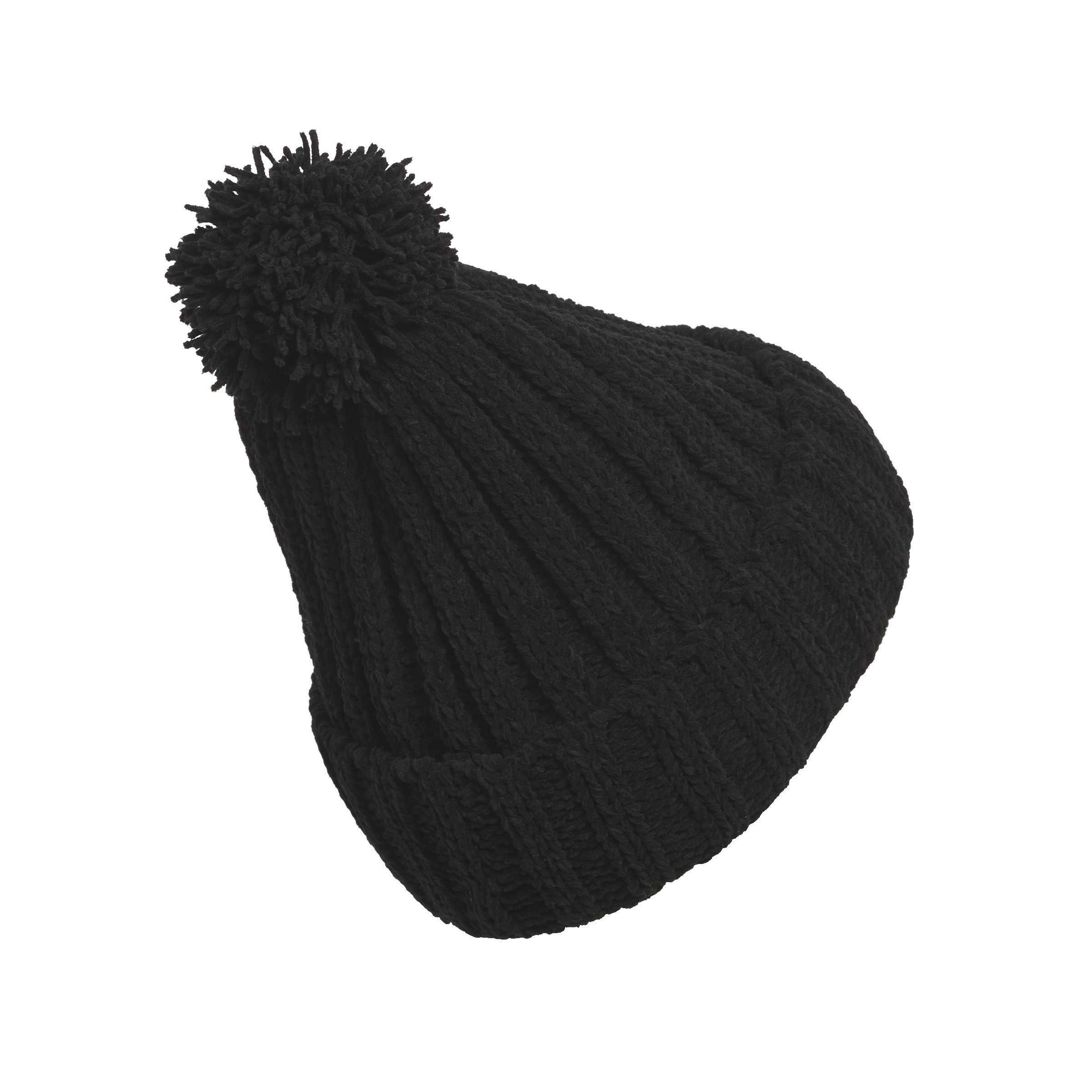 adidas Sportswear Beanie Adidas Golf Mütze Bommel Cable-Knit Schwarz Unisex One Size