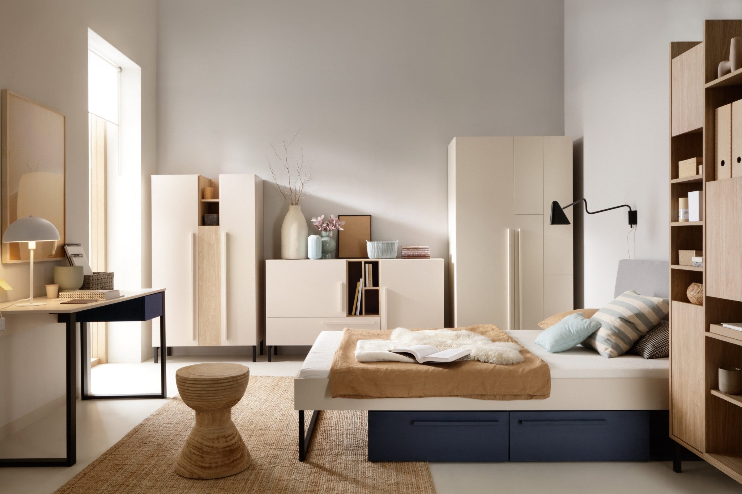 Deine Möbel 24 Hängeregal SORENTO 11 125cm Breit, Modernes Design 1-tlg., Modernes Design