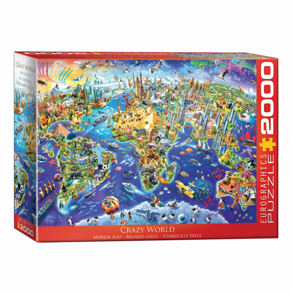 EUROGRAPHICS Puzzle Verrückte Welt, 2000 Puzzleteile