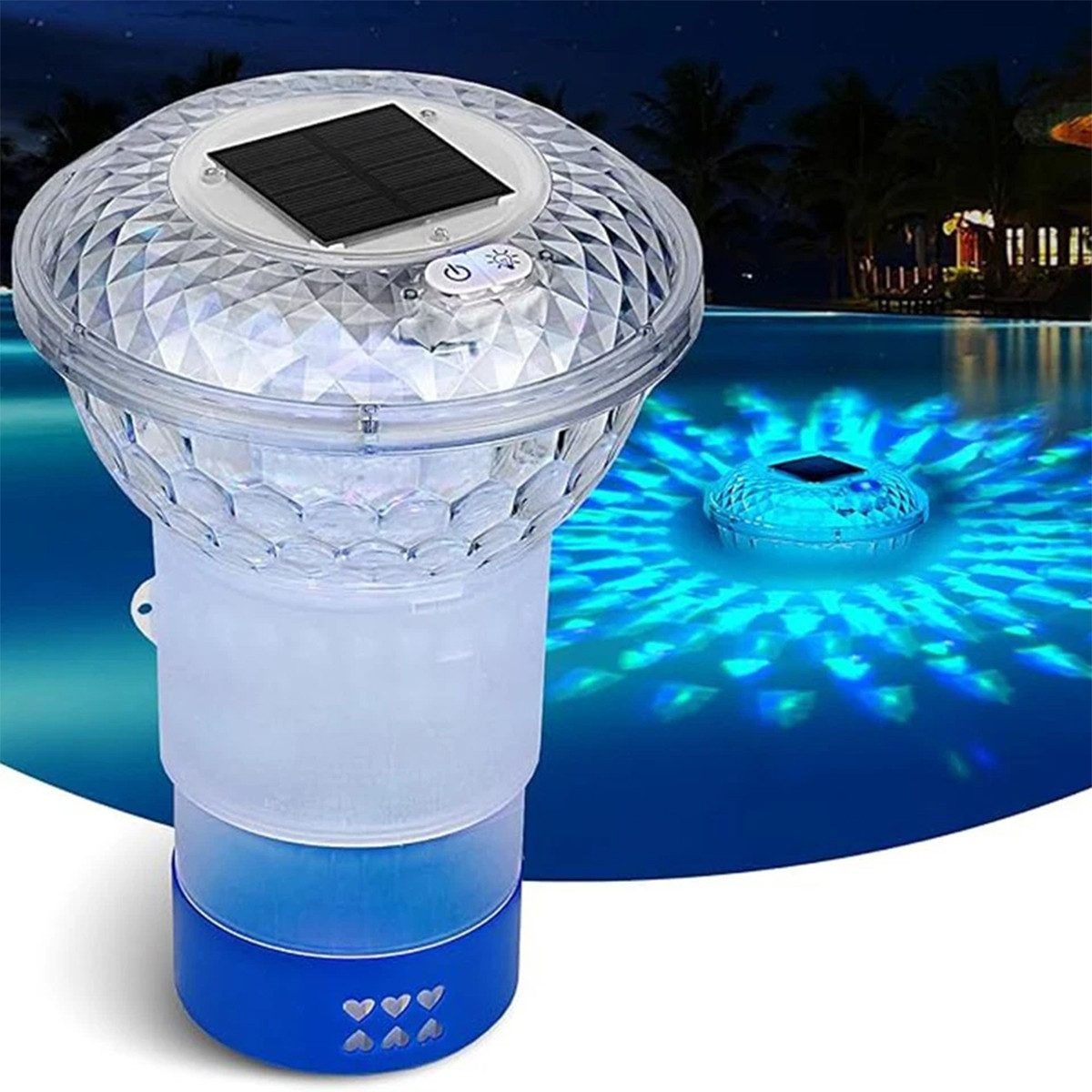 Welikera Pool-Lampe Chlordosierer mit LED-Licht & günstig online kaufen