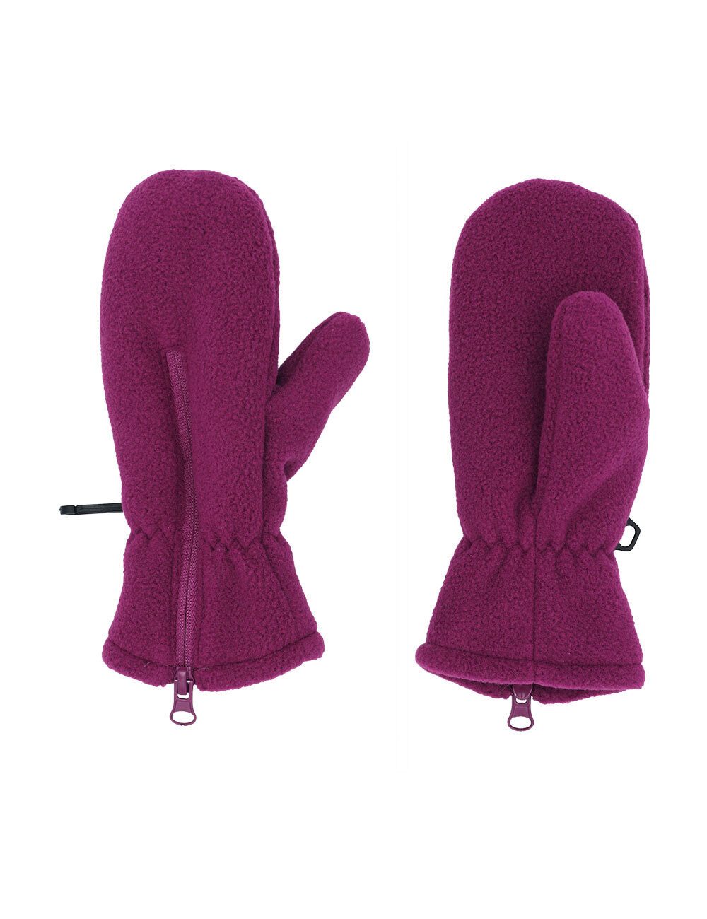 Fäustlinge MINI-Fausthandschuhe, Daumen Fleece, Reißverschluss