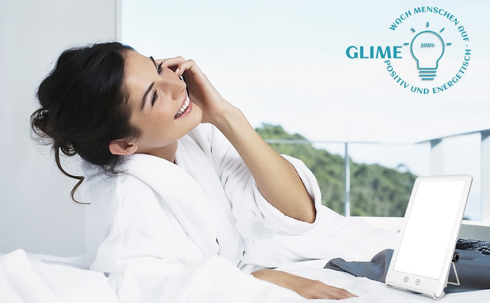 NASUM Tageslichtlampe LED Therapy Lamp, 10.000 LUX für Wohlbefinden und Energie