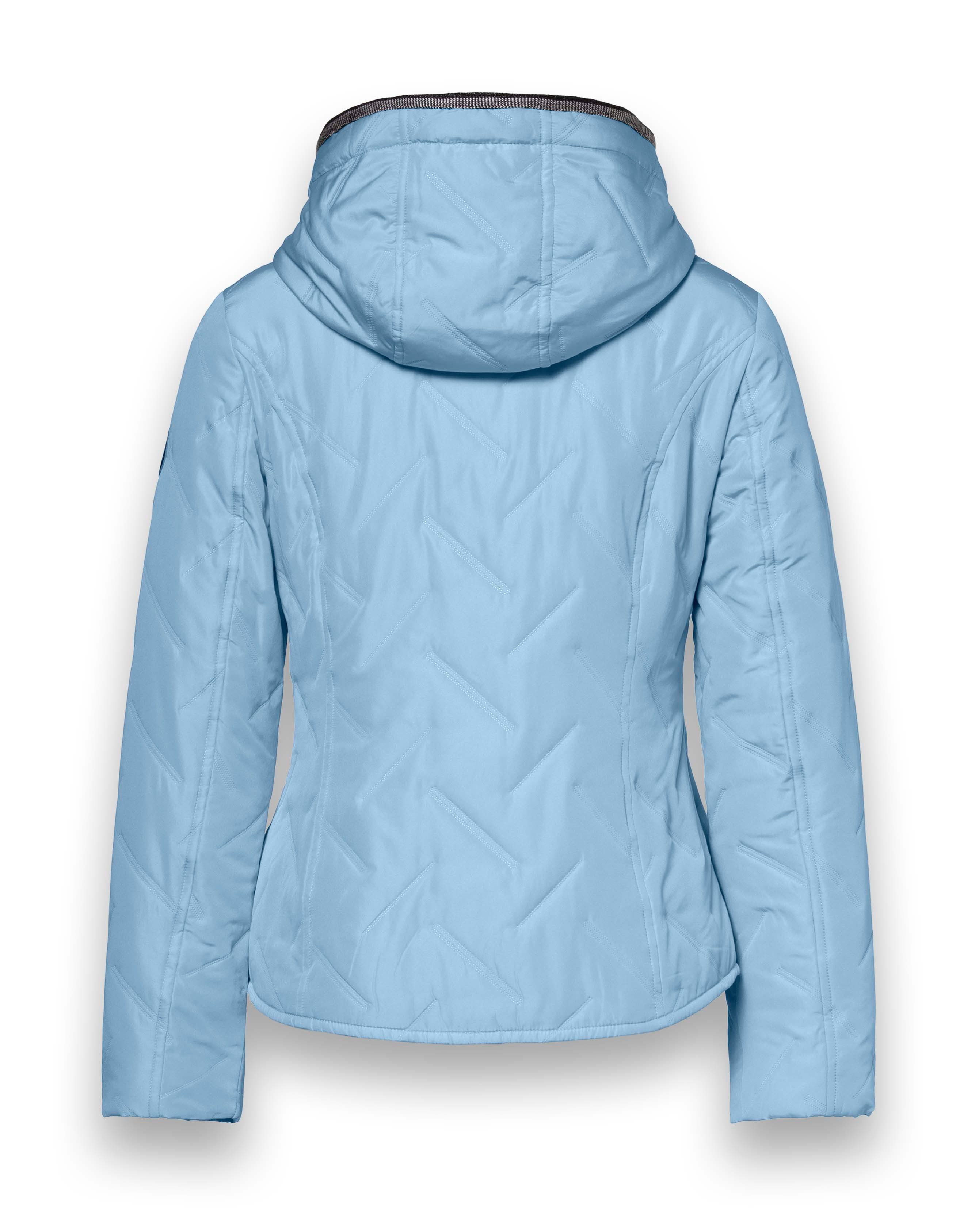 District Funktionsjacke Übergangsjacke Bluebell (mit Kapuze, wasserabweisend) hellblau Damen