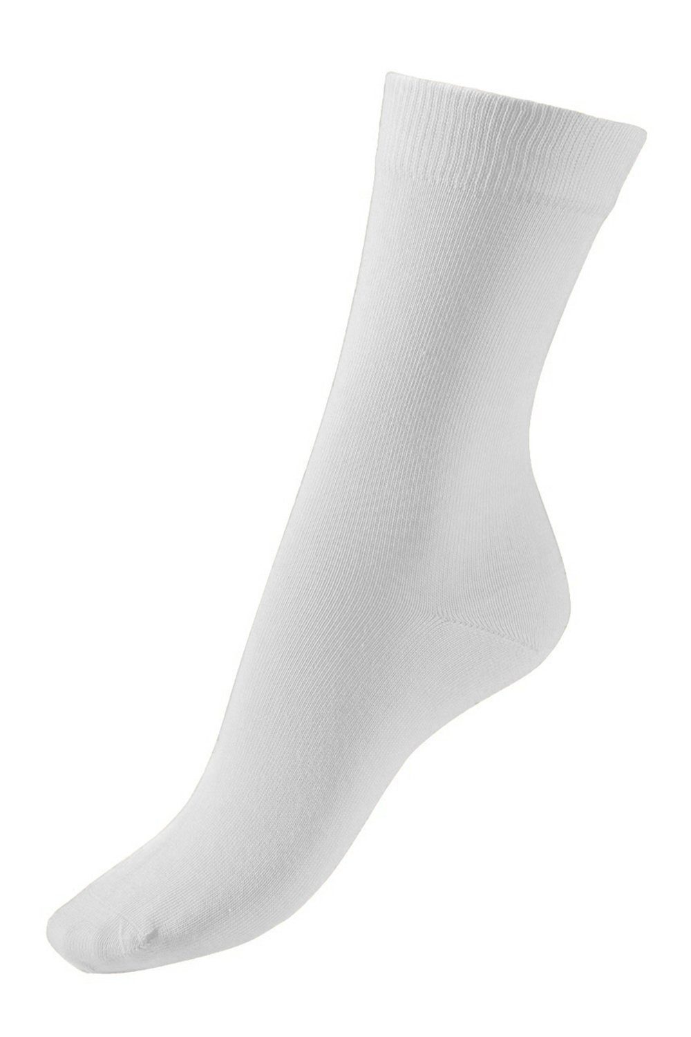 (2er-Pack) 3010 2er-Pack Gesundheits-Socken MED Socken GoWell Soft, weiß COMPRESSANA