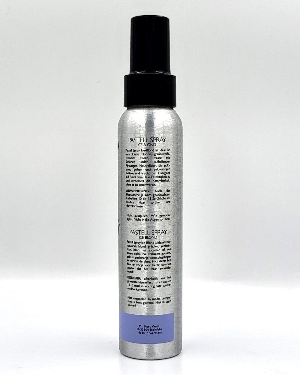 ALCINA Leave-in Pflege ALCINA Pastell Spray Ice Blond gegen Farbreflexe 100 ml, Packung, neutralisiert unerwünschte Gelbtöne, pflegt und belebt blondes Haar