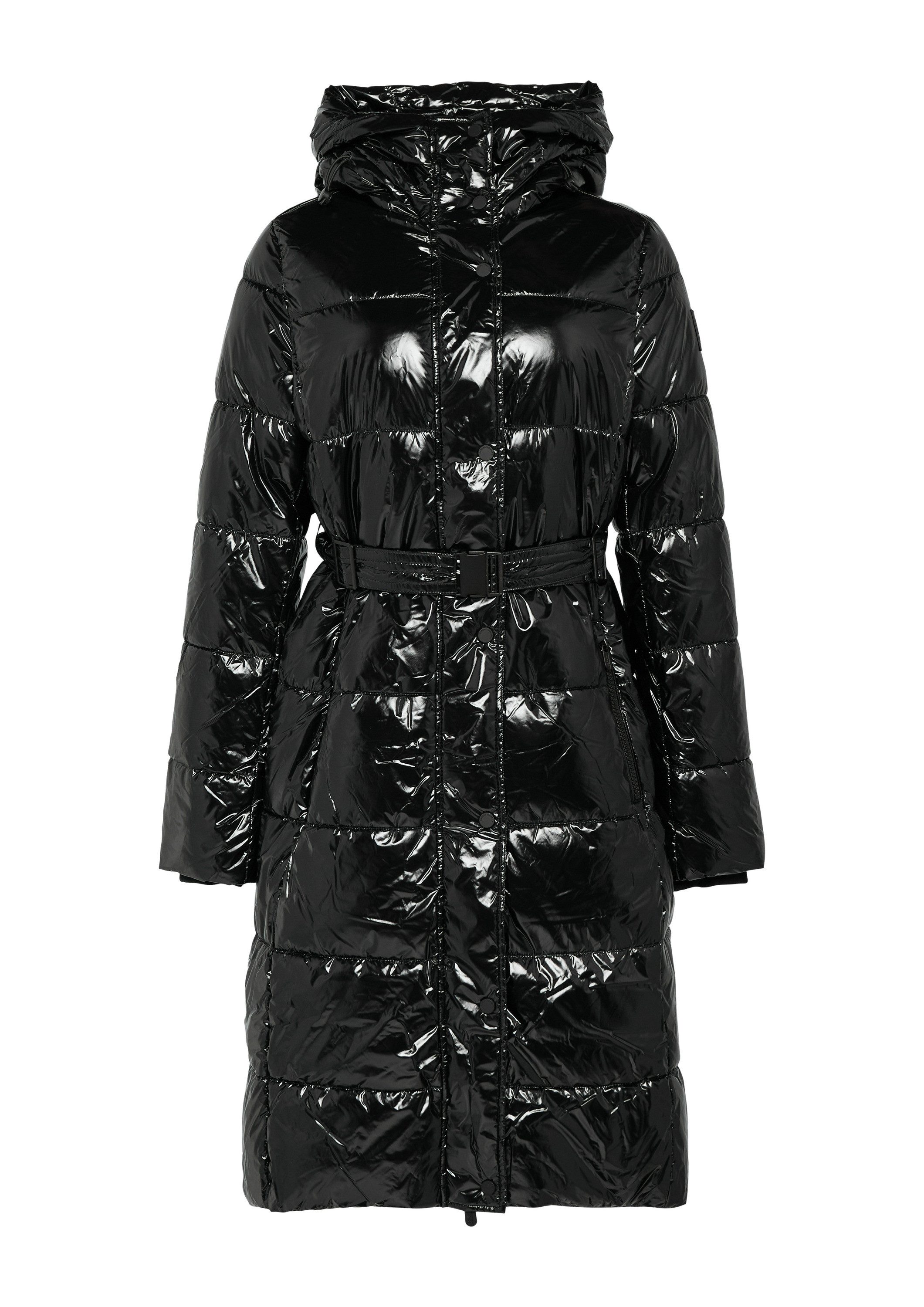 comma Wintermantel Outdoor-Mantel Puffermantel mit voluminösem Kapuzenkrage günstig online kaufen