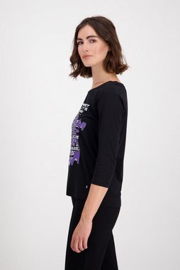 Monari Longsleeve Shirt mit Schriftmix