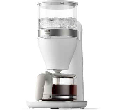Philips Filterkaffeemaschine HD5416/60 Café Gourmet weiß, Abnehmbarer Schwenkfilter, 15 Tassen, 1,25 l Wassertank