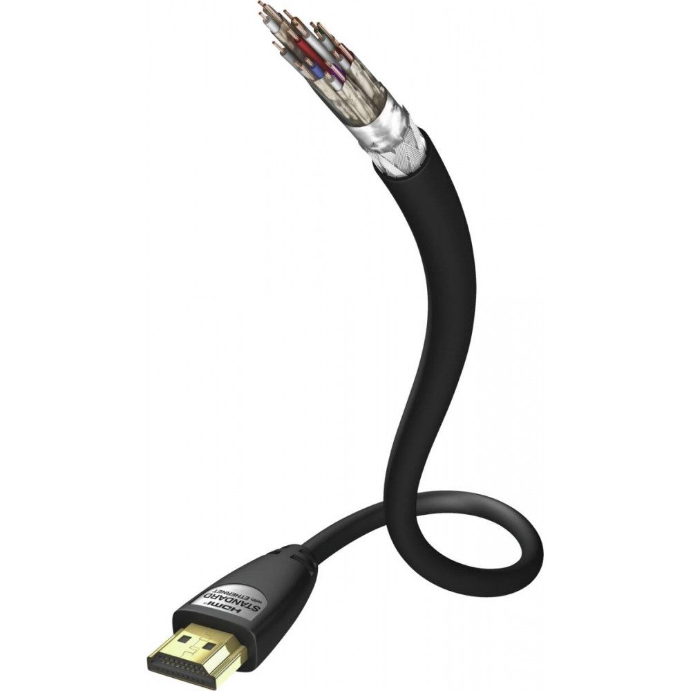 Inakustik Inakustik Star II HDMI Электропровод 10m - Hochgeschwindigkeitsk. Elektro-Kabel, HDMI, HDMI Электропровод, Dreifach geschirmt für beste Signalqualität