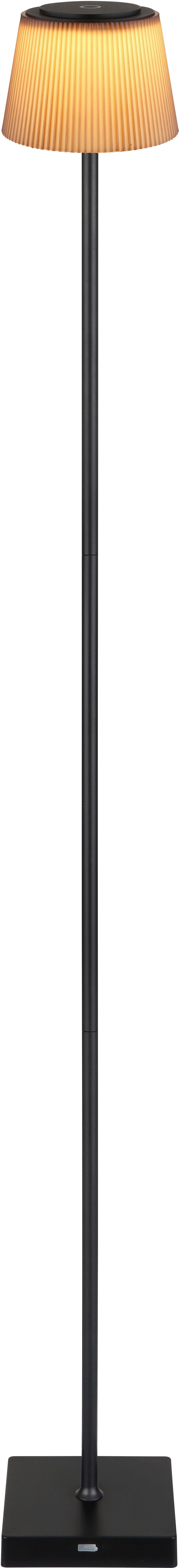GLOBO LIGHTING Stehlampe GREGOIR, Dimmfunktion, mehrere Helligkeitsstufen, LED fest integriert, warmweiß - kaltweiß, Stehlampe Wohnzimmer Schlafzimmer Flur Design-Leuchte