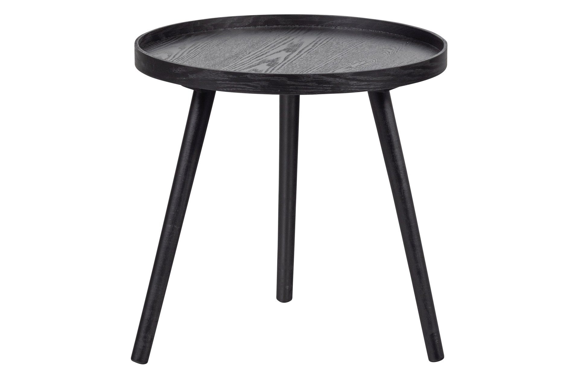 WOOOD Beistelltisch Mesa aus Holz, Schwarz, günstig online kaufen