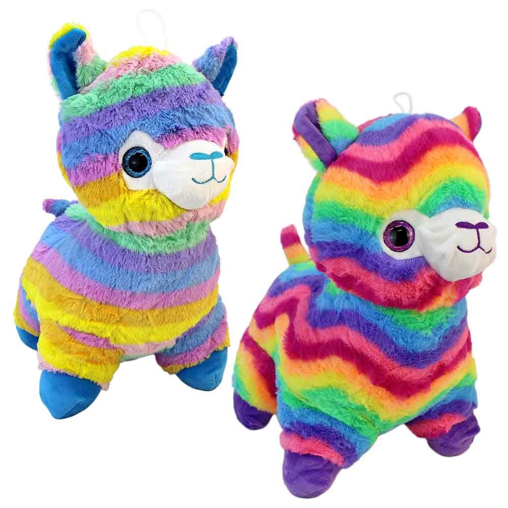 Landahl & Baumann Kuscheltier Regenbogen Lama Kuscheltier - ca. 40 cm (2-St)