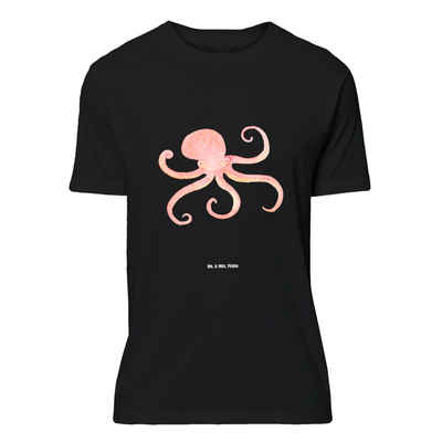 Mr. & Mrs. Panda T-Shirt Tintenfisch - Schwarz - Geschenk, Wasser, Ozean, Sprüche, Meer, Krake (1-tlg)