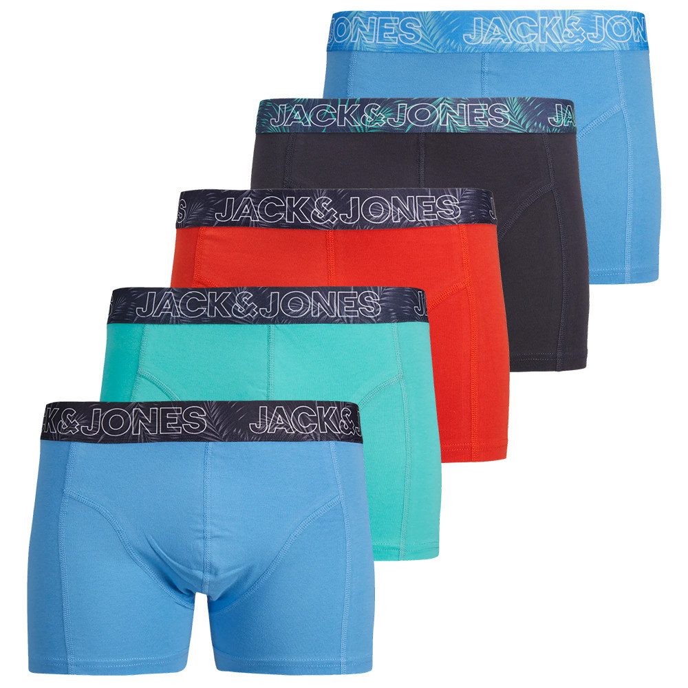 Jack & Jones Boxershorts JACK & JONES Herren 5er Pack Boxershorts S M L XL günstig online kaufen