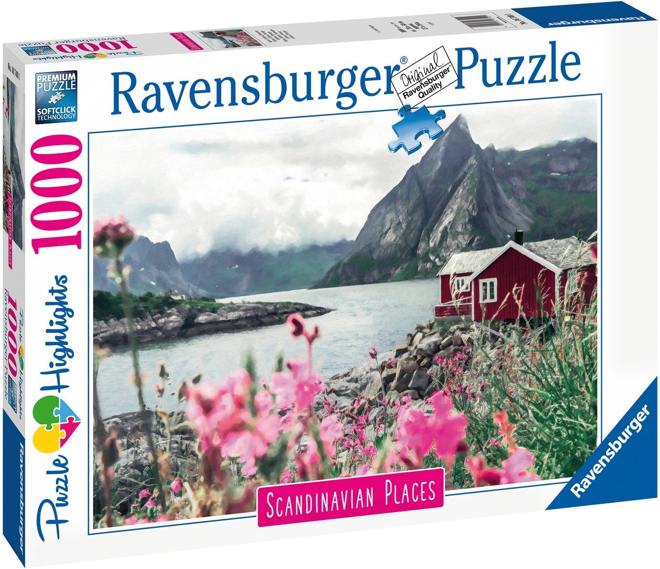Ravensburger Puzzle Reine, Lofoten, schützt in - Norwegen, weltweit Germany, FSC® Made - Puzzleteile, Wald 1000