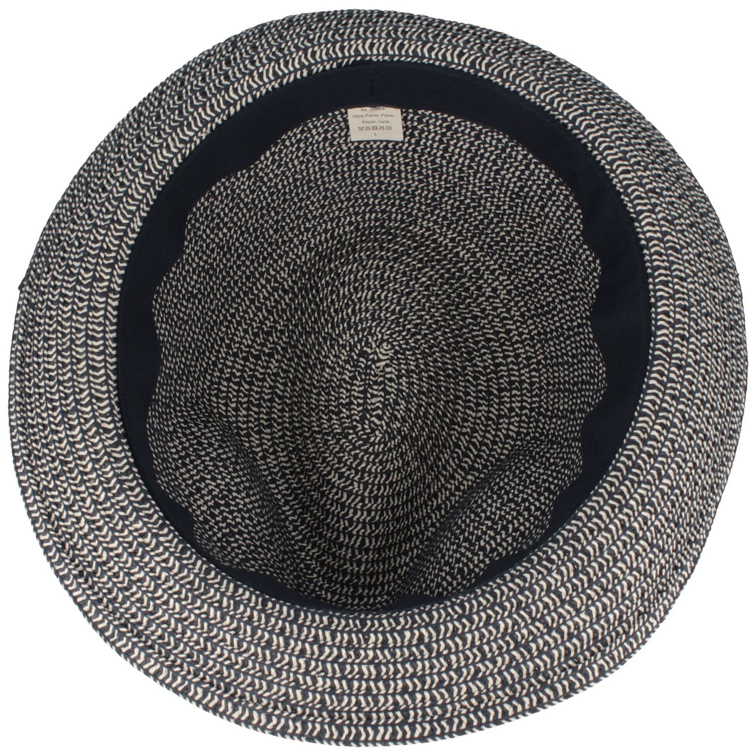 Breiter Strohhut knautschbarer Borten-Trilby – Bild 4 von 5