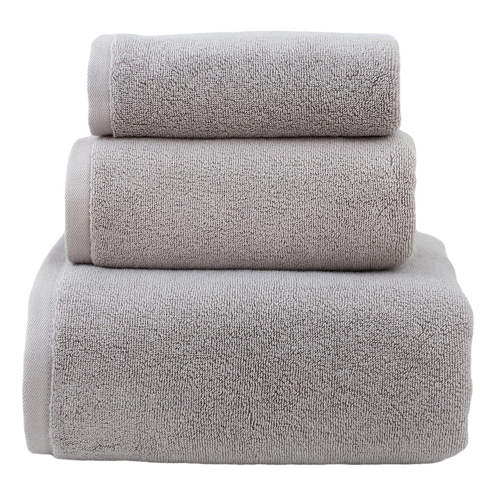 Candyse Handtücher Extra dickes Baumwollhandtuch Quadratisches Handtuch Badetuch Set, (Einfarbiges Handtuch Badetuch Quadrat für den Hausgebrauch)