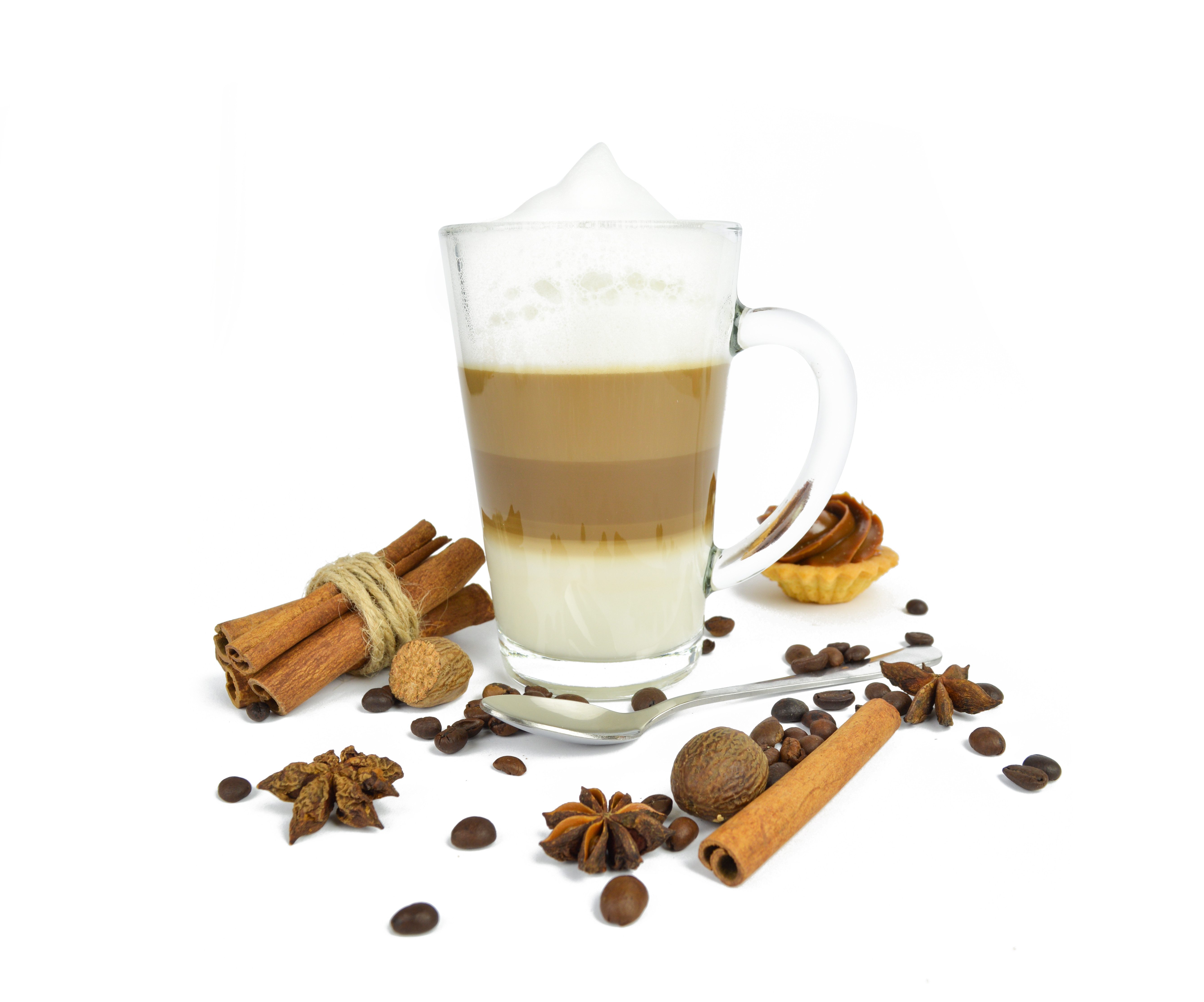 Sendez Latte-Macchiato-Glas 6 Latte Macchiato Gläser 300 ml + 6 Edelstahl-Löffel GRATIS, 12-tlg., Glas – Bild 3 von 5