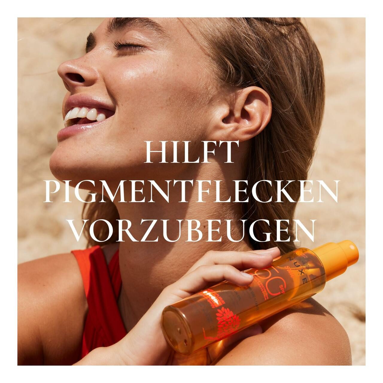 Nuxe Sonnenschutzöl Sun Huile Solaire Bronzante SPF 50, für Alle Hauttypen