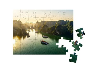 puzzleYOU Puzzle Halong-Bucht, Vietnam, Südostasien, 48 Puzzleteile, puzzleYOU-Kollektionen Vietnam
