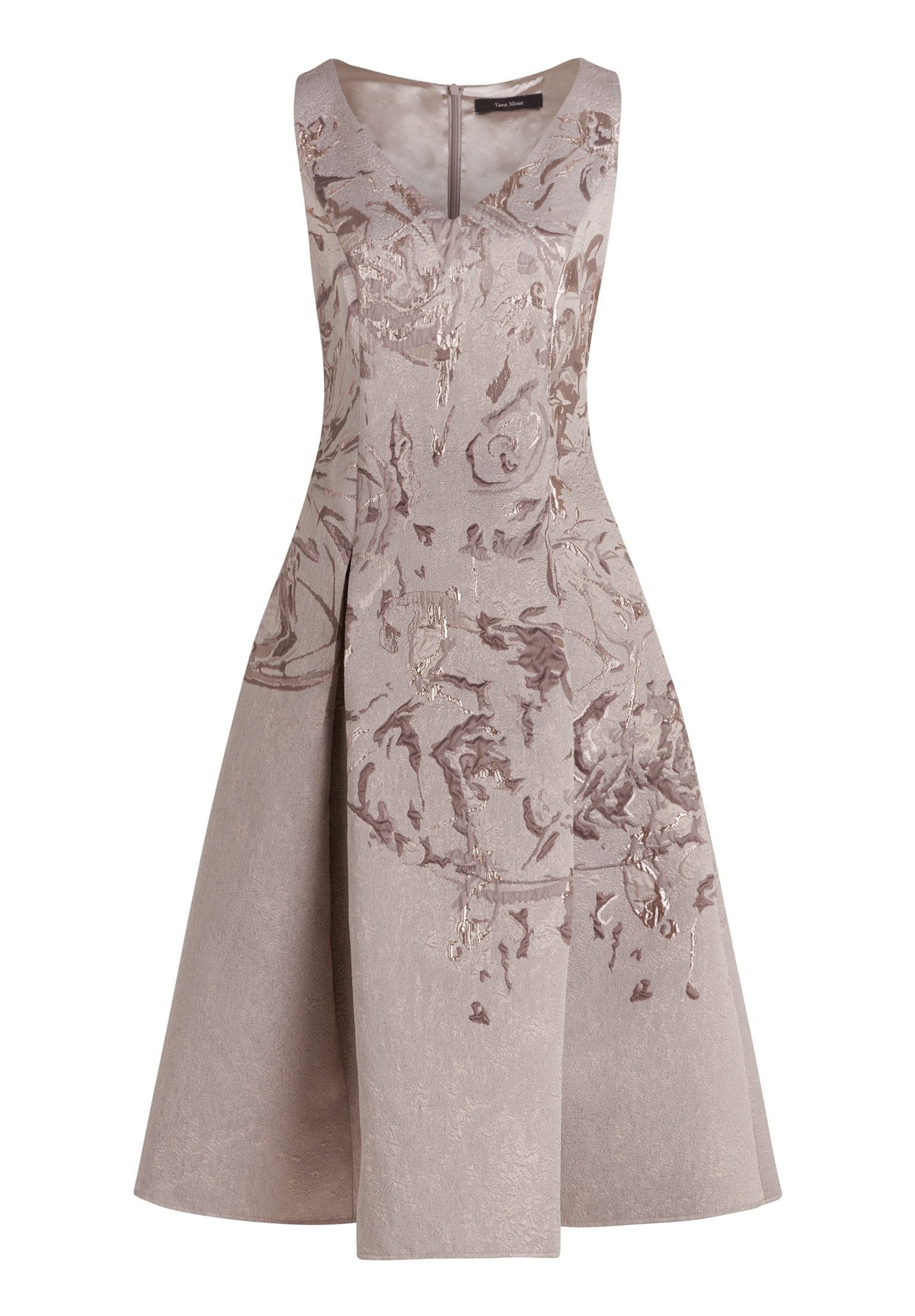 Cocktailkleid Damen mit Kellerfalten