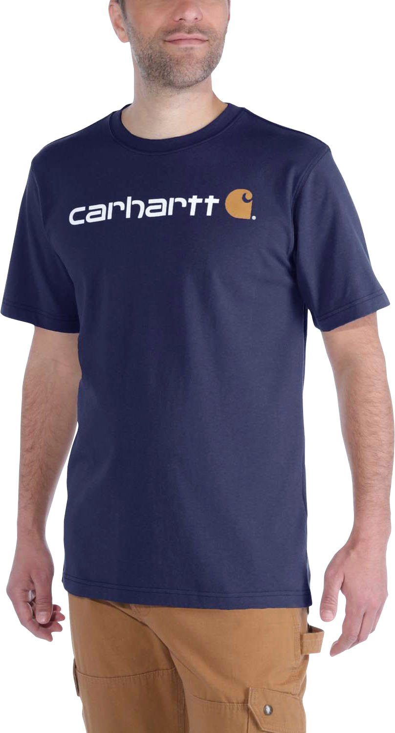 Carhartt navy T-Shirt 2er (Set, Logo Set)