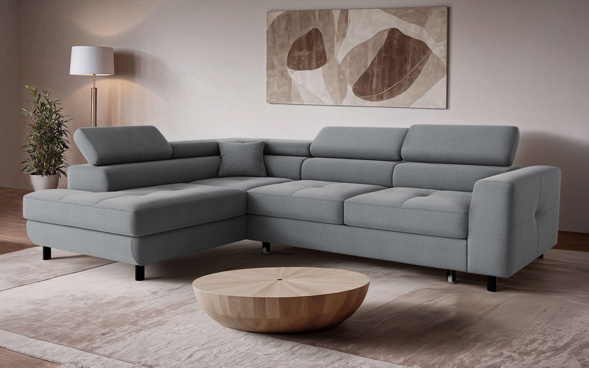 OTTO home Ecksofa AADEN Schlafsofa 254 cm - OTTO. Verlässliche Qualität., m günstig online kaufen