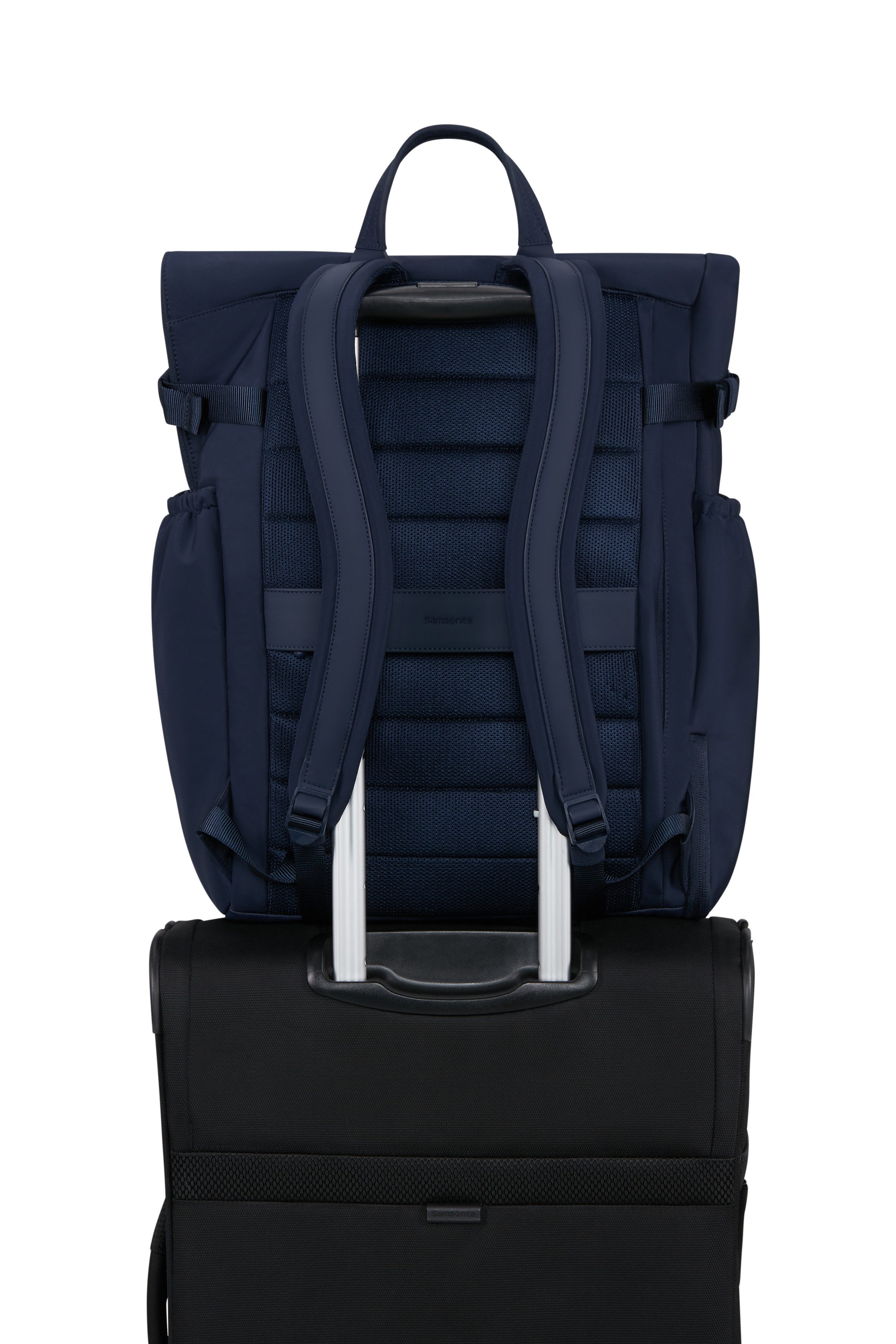 Samsonite Notebookrucksack ESSENTIS Jana Ina Zarrella 25/31 L 15.6" RFID, Softes, mattes Nylon, federleicht mit herausnehmbarer Trennwand